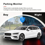 Dual Dash Cam Front and Inside 1080P 720P – 170 Wide Angle with Night Vision & Parking Monitor