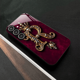 Stylish Premium Black & Red ‘R Crown’ Phone Cover – Samsung Galaxy S & A Series