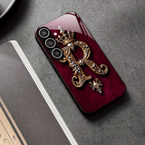 Stylish Premium Black & Red ‘R Crown’ Phone Cover – Samsung Galaxy S & A Series