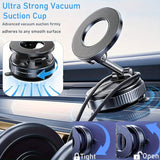 360 Adjustable Magnetic Phone Holder – Foldable Car Mount for All Smartphones