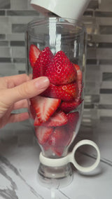Portable Blender 420ml USB Rechargeable Juicer Cup with 6 Blades