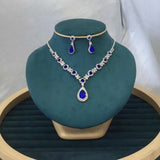 Luxury Crystal Droplet Jewelry Set for Wedding, Bridal & Evening Wear